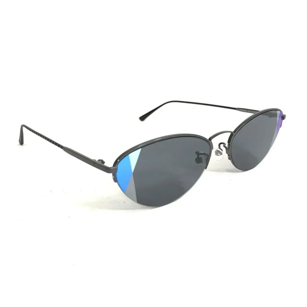 Bottega Veneta Sunglasses BV0245S 001 Black Gray Cat Eye Frames w Black Lenses - Picture 2 of 11